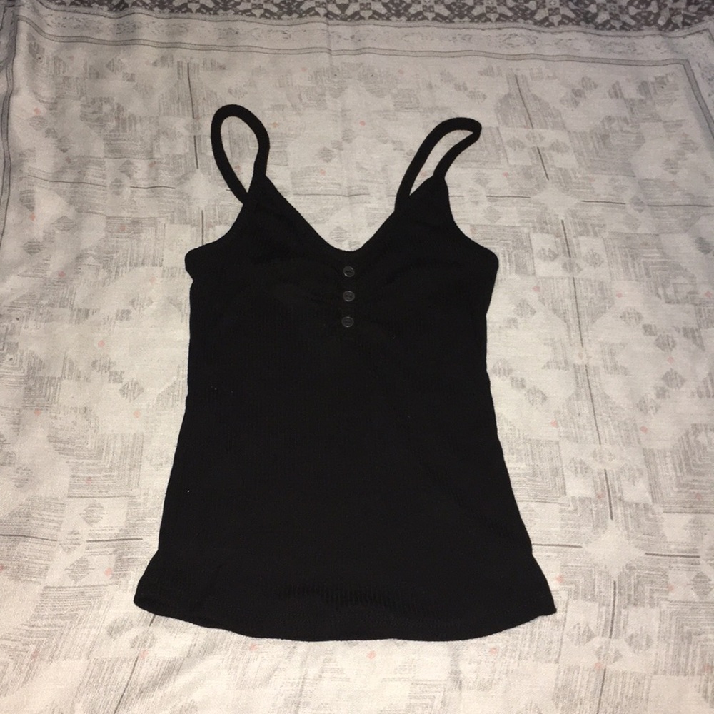 Cute black crop top that is brand new with tags